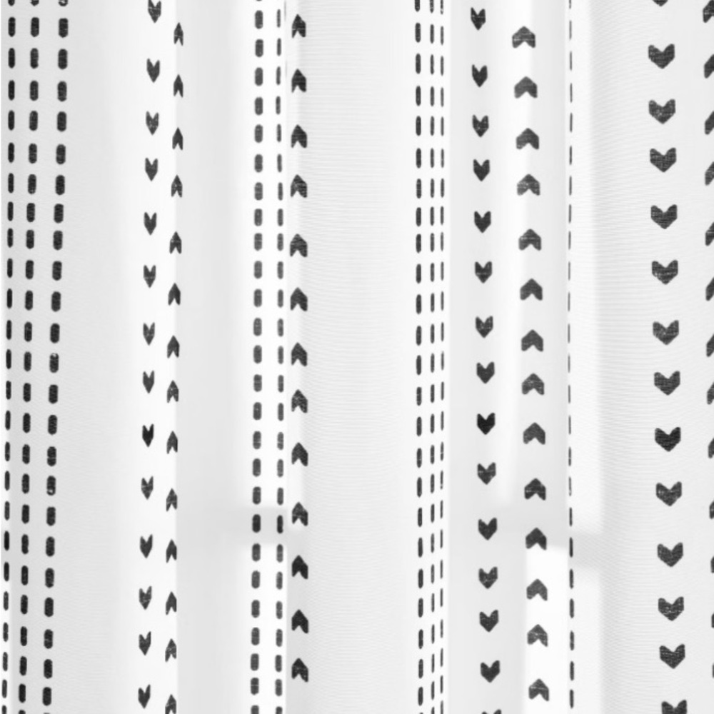 Lush Decor Hygge Stripe Window Curtain Panel Pair 52x108 - Picture 4 of 8